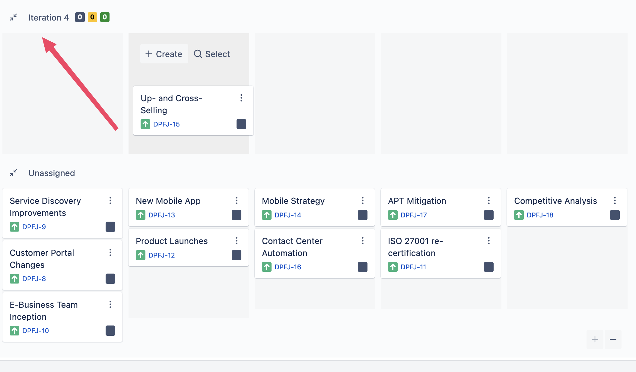 Moving an issue to a custom field swimlane